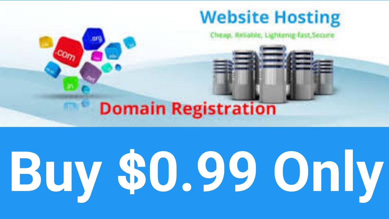 Cheap Domain And Hosting Buy $0.99 Only For Free [1 Year]