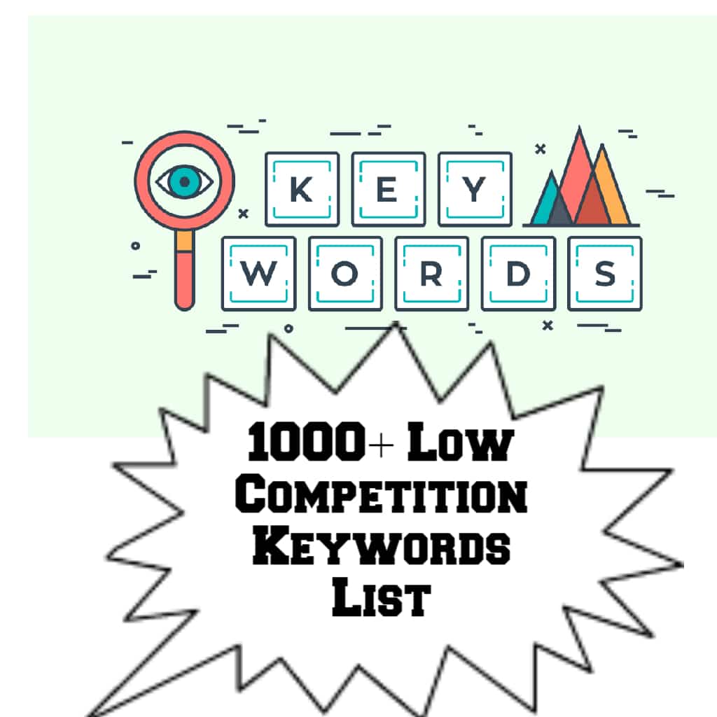 Low Competition Keyword