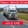 Heavy Vehicle Driver Job in UAE