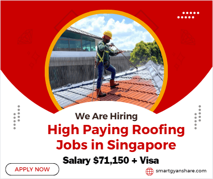 High Paying Roofing Jobs in Singapore ,150 Salary + Visa High Paying Roofing Jobs in Singapore ,150 Salary + Visa