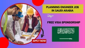Planning Engineer job in Saudi Arabia