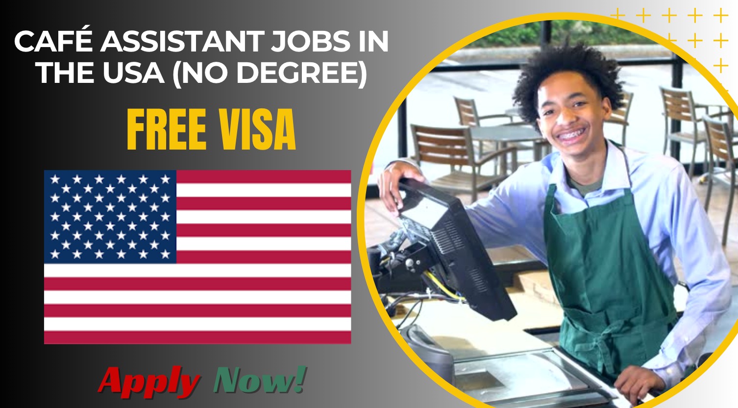 Café Assistant Jobs in the USA (No Degree)