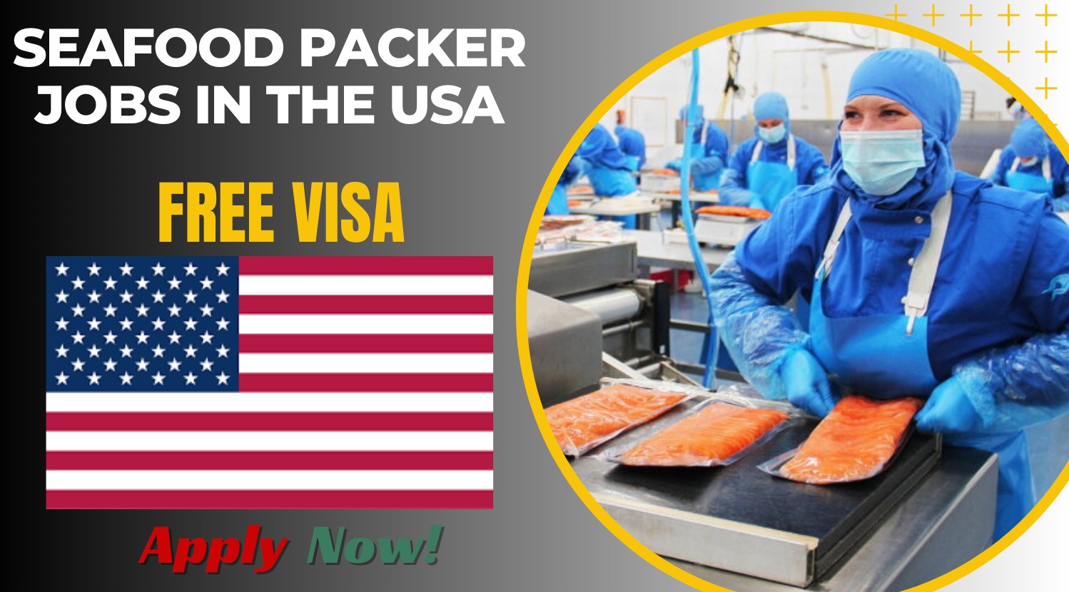 Seafood Packer Jobs in the USA for Foreigners