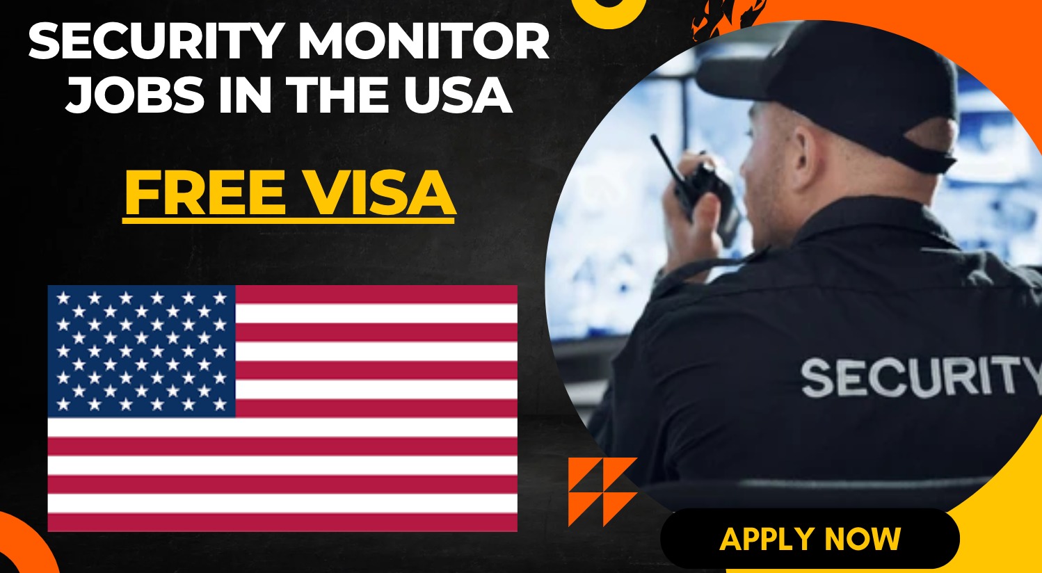Security Monitor Jobs in the USA for Overseas Applicants