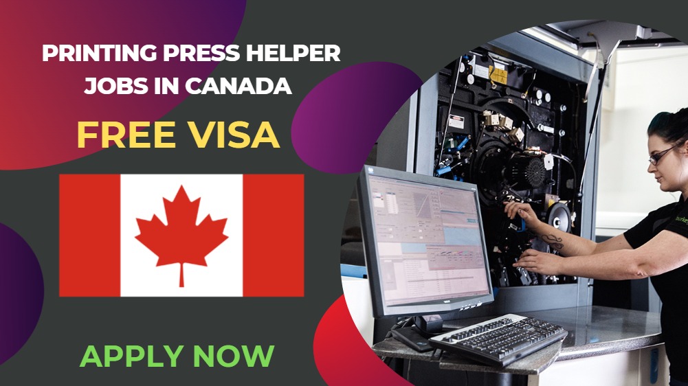Printing Press Helper Jobs in Canada – Apply Now