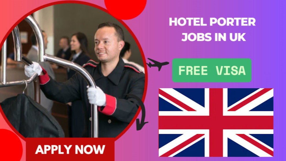 Hotel Porter Jobs in UK – Free Visa