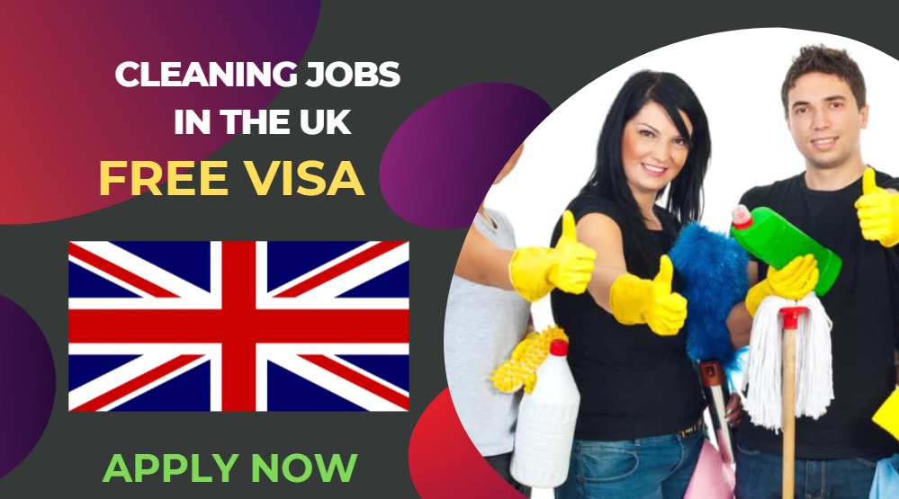 Cleaning Jobs in the UK  – Free Visa Sponsorship