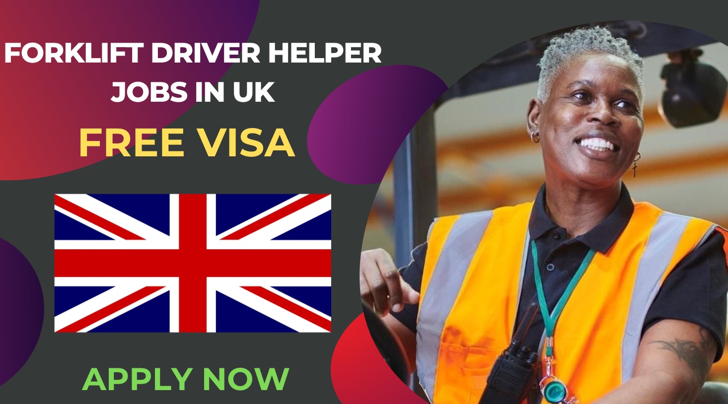 Forklift Driver Helper Jobs in UK – Free Visa