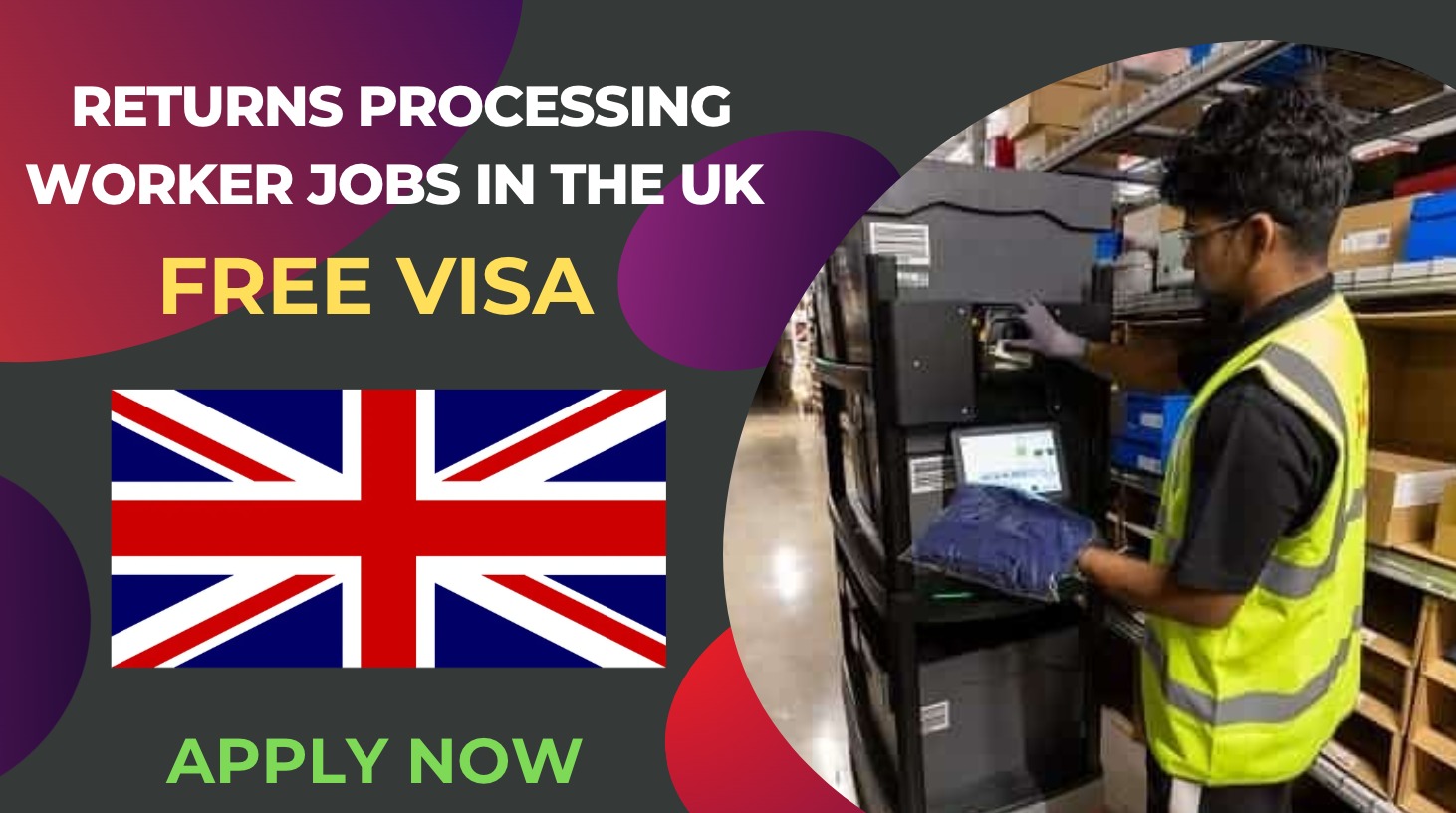 Returns Processing Worker Jobs in UK – Free Visa