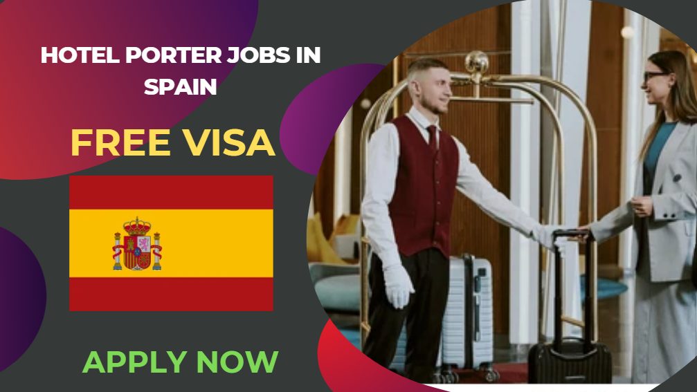 Hotel Porter Jobs in Spain – Apply Now