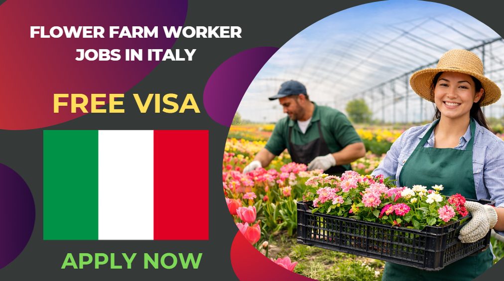 Flower Farm Worker Jobs in Italy