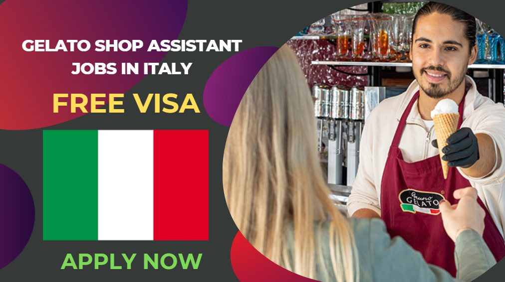 Gelato Shop Assistant Jobs in Italy – Apply Now