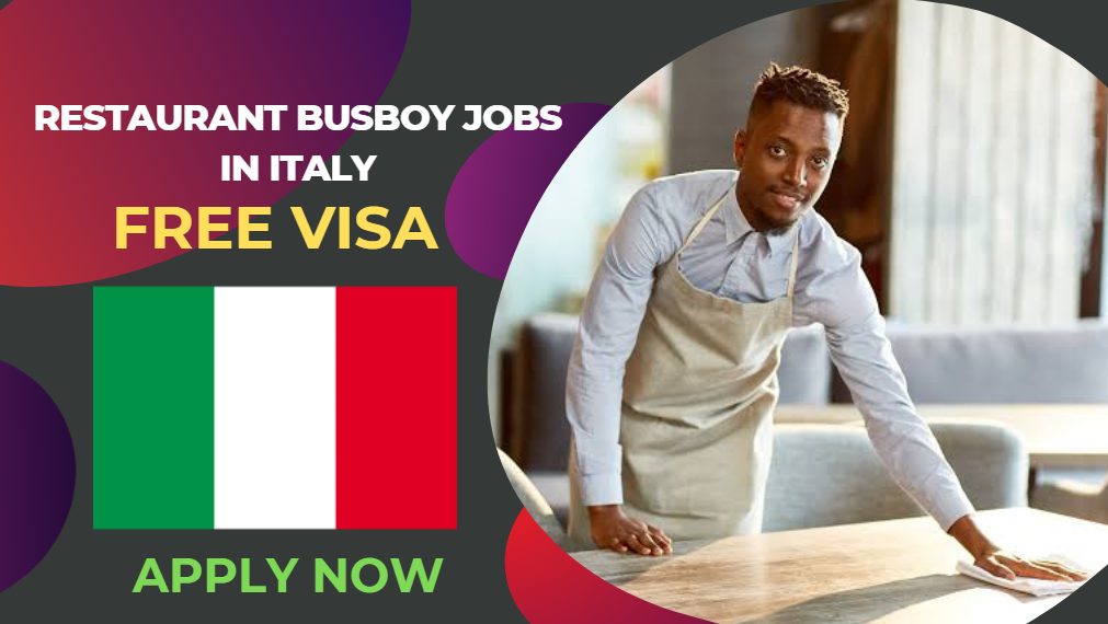 Restaurant Busboy Jobs in Italy
