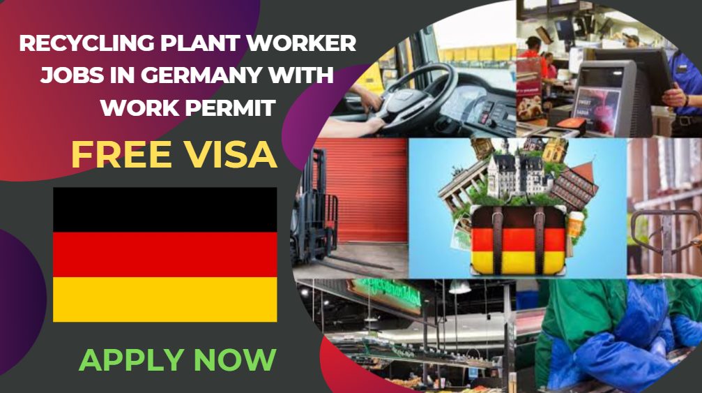 Recycling Plant Worker Jobs in Germany with Work Permit